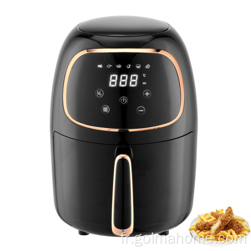 Meilleur cadeau Petit appareil de cuisine Friteuse à air Mini taille Cuisine saine avec friteuses électriques moins grasses